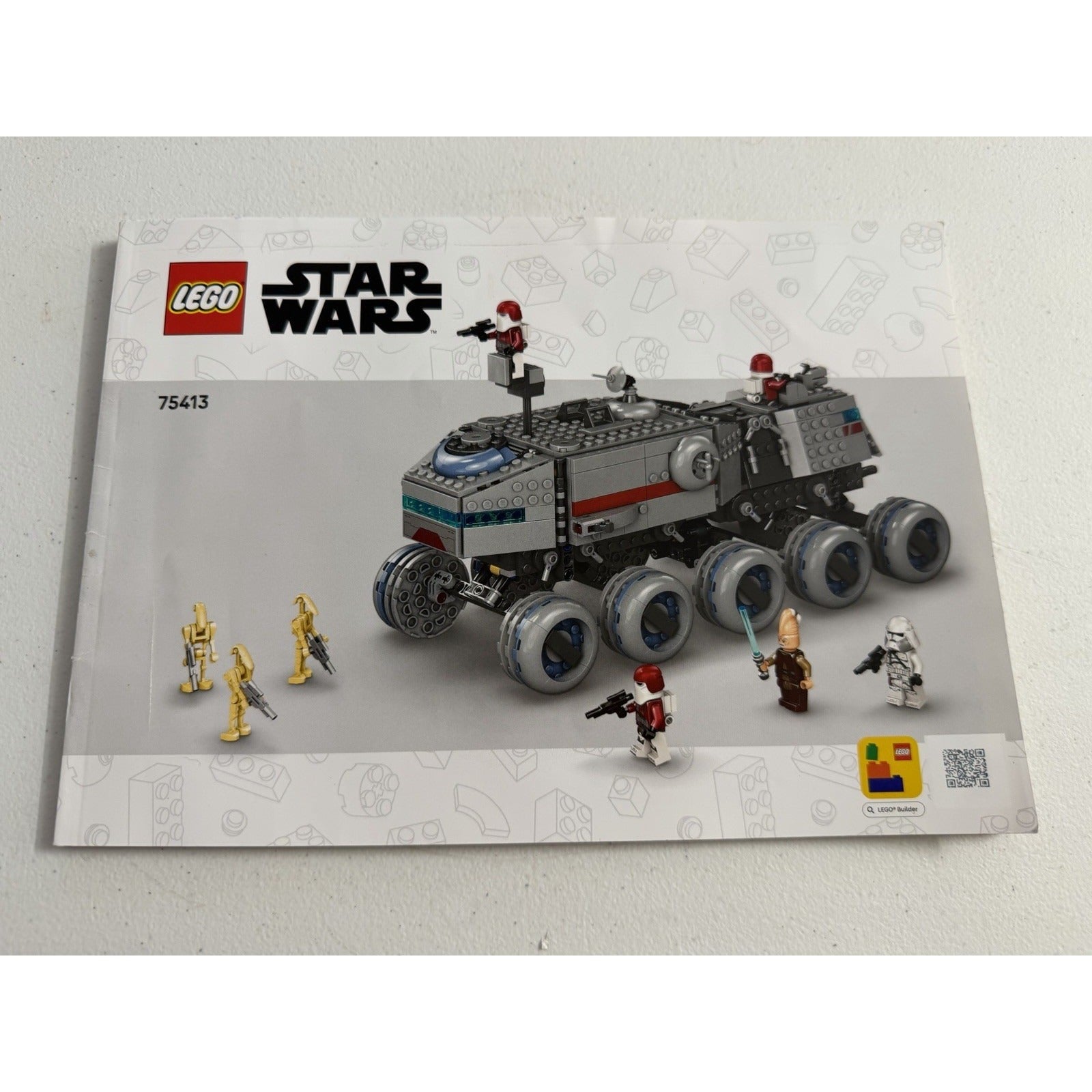LEGO 75413 Star Wars Republic Juggernaut Manual Only!