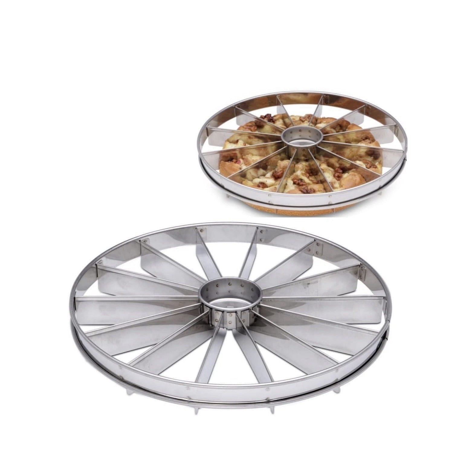 Professional Pie Slicer and Cake Divider | Stainless Steel Pie Portion Cutter...