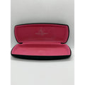 Baby Phat Eye Glasses Sunglasses Hinged Black Clamshell Hard Case Pink Liner