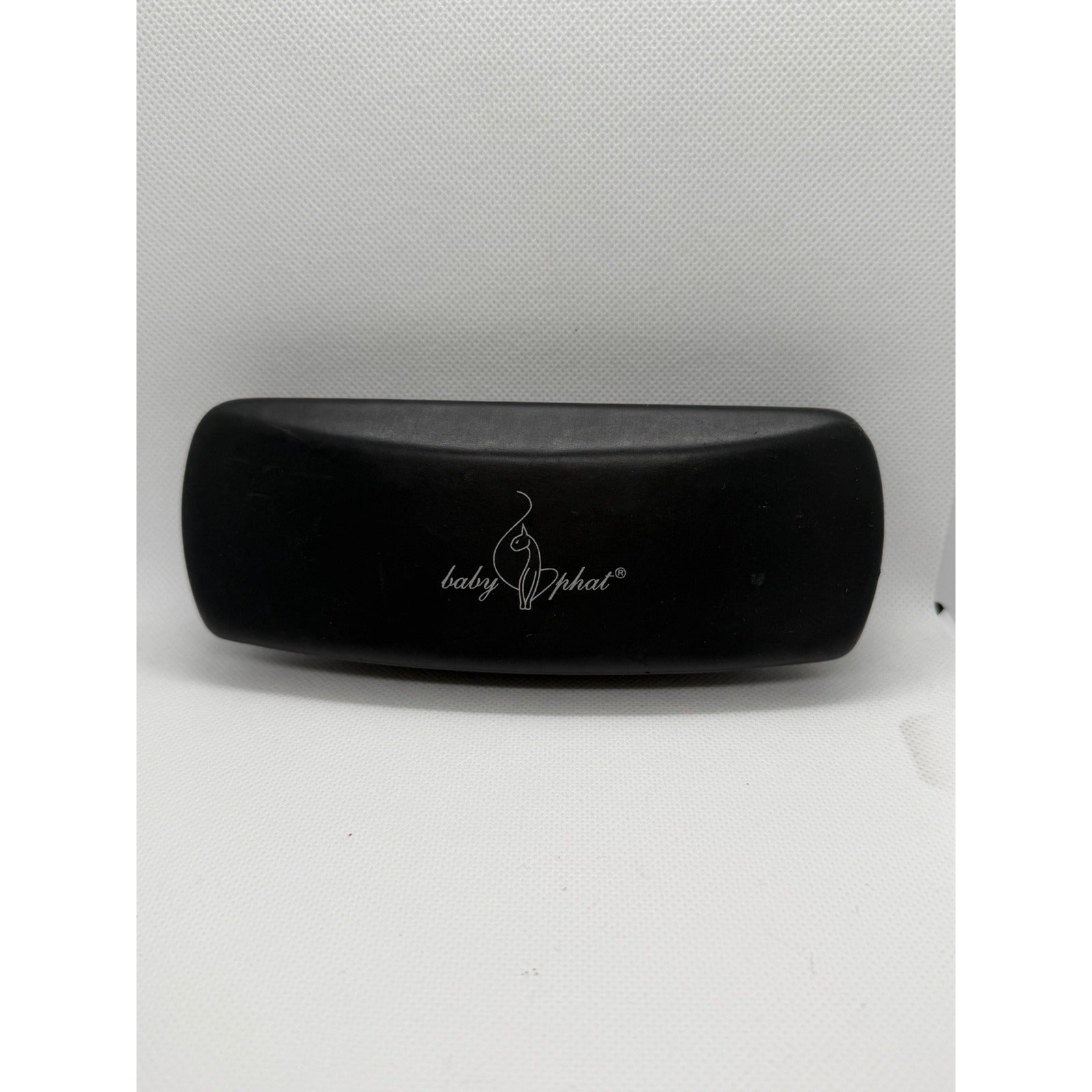 Baby Phat Eye Glasses Sunglasses Hinged Black Clamshell Hard Case Pink Liner