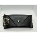 Ray-Ban Soft-Shell Sunglasses Case Only Luxottica Black Pebbled Textured Snap