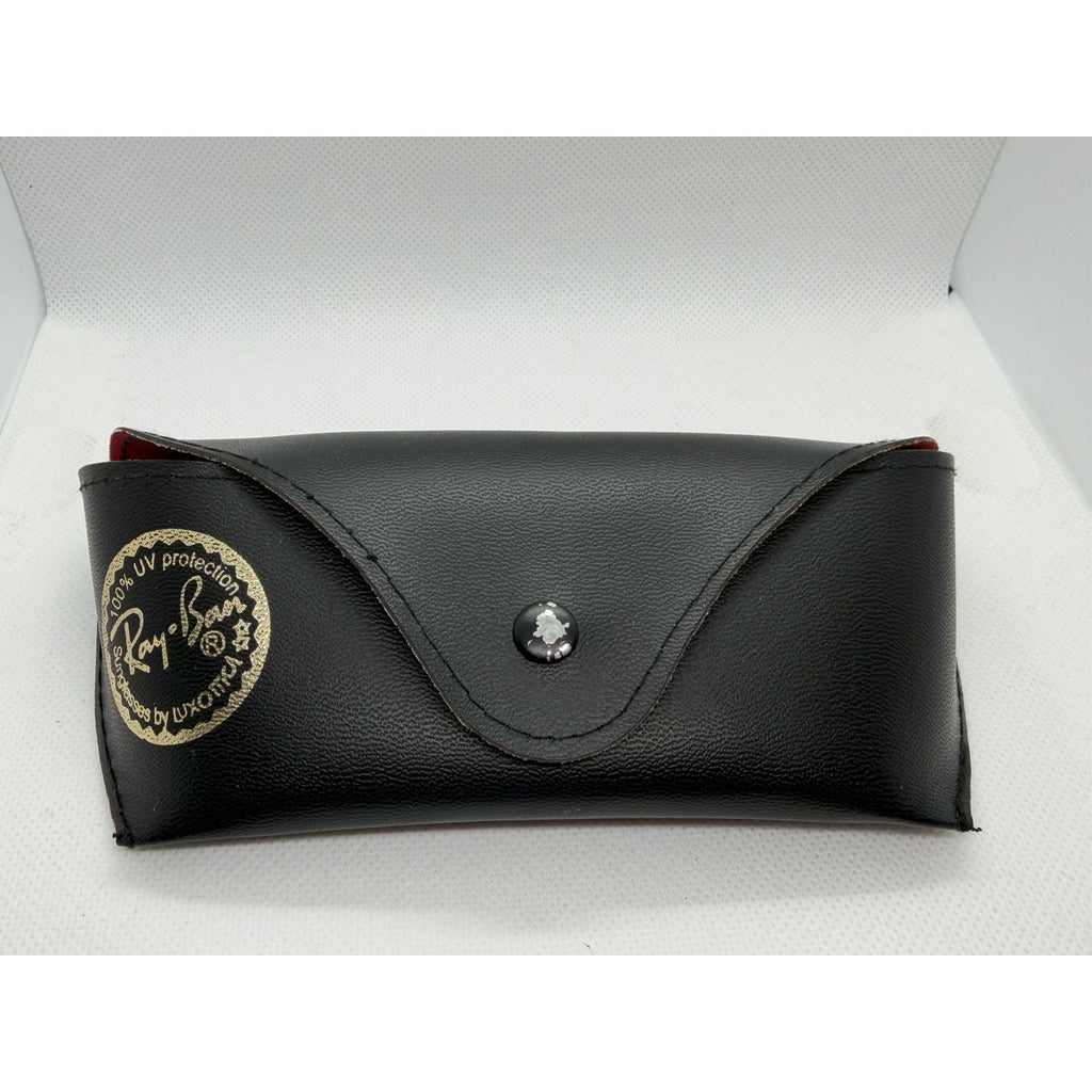 Ray-Ban Soft-Shell Sunglasses Case Only Luxottica Black Pebbled Textured Snap